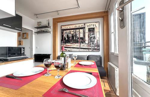 Montmartre vue sur les toits de Paris et la Tour Eiffel - Foto 6