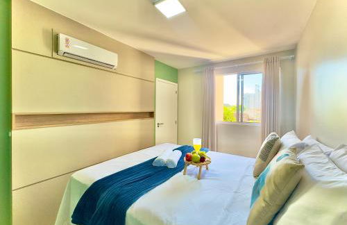 Aptos em Bal Piçarras a150m da PRAIA, dois quartos, sala de estar, COZINHA COMPLETA, SACADA com CHURRASQUEIRA, WI-FI, PISCINA, PORTARIA 24h, PLAYGROUND e QUADRA DE ESPORTES - Foto 28