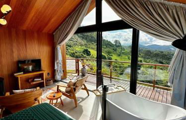 Cabana Nórdica com Maravilhosa Vista da Serra - Foto 11