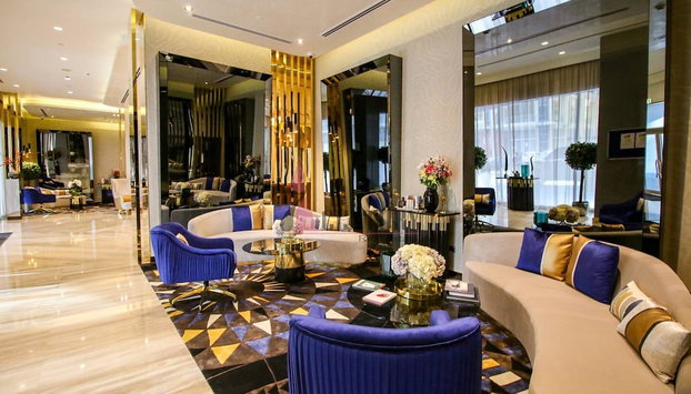 GLOBALSTAY. DAMAC Majestine Apartments - Foto 3, Sala de estar do lobby