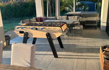 Maison moderne au calme avec billard, jacuzzi, bain à remous, piscine, Babyfoot - Foto 49