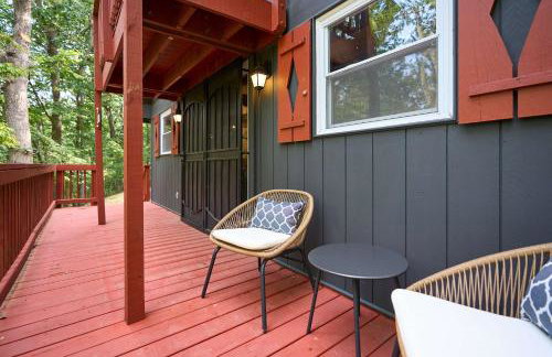 Red A Frame Shenandoah Escape Fire Pit BBQ - Foto 6