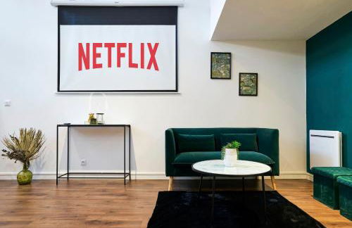 NG Prestige - Nain I Suite Spa Privatif Premium I Jacuzzi - Sauna - Netflix - Projecteur - Foto 37