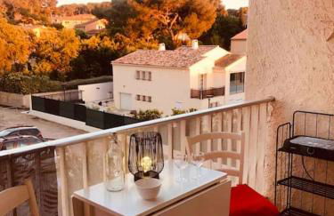 Au calme à 2min mer Parking Balcon Wifi Clim! - Foto 10