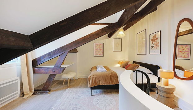 Charming Duplex in Marais for 2 People - Foto 3, Habitación