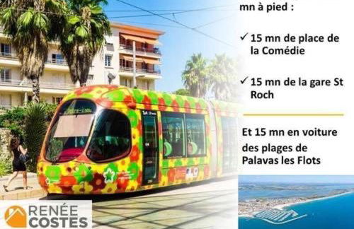 Appartement T2 clim, wifi, parking centre ville à 10mn, plage 20mn - Foto 5