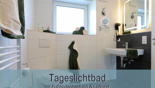 Ferienhaus Höckelheim - Savanna Lodge - barrierefrei - 3 Schlafzimmer-bis 6 Gäste - nahe Göttingen - 100 qm - Babies reisen gratis - Terrasse, Garten & Grill - vollausgestattete Küche mit Spülmaschine - Klimaanlage, Fußbodenheizung & Raffstores - Foto 5, towels