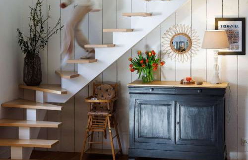 Maison 4 étoiles à Trégastel, proche plage pour 8 pers. avec parking - FR-1-542-74 - Foto 22