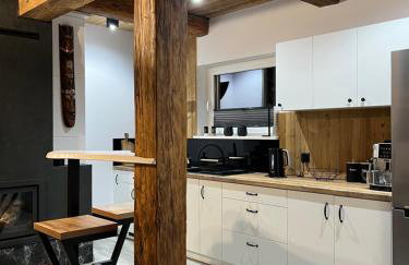 Domek Viking z prywatnym ogrzewanym basenem sauną oraz balią z jacuzzi - Foto 45