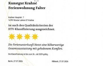 FeWo "Falter" im Kunstgut Krahne - Foto 5