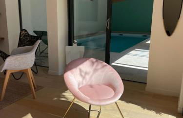 Villa La Luciole Piscine interieure - Foto 7