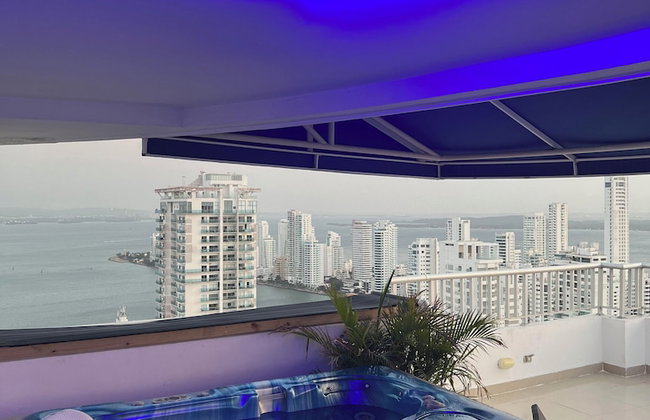 Luxurious Penthouse in Cartagena With Ocean Views and Private Terrace - Foto 62