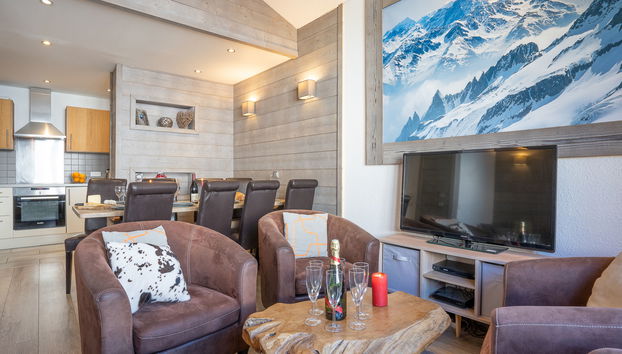 Apartment Rond Point des Pistes - Val Claret-17 by Interhome - Foto 2, Living Room