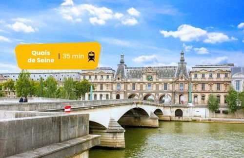 Paris'door Cozy 2P 50m² all equipped in a village - Foto 23