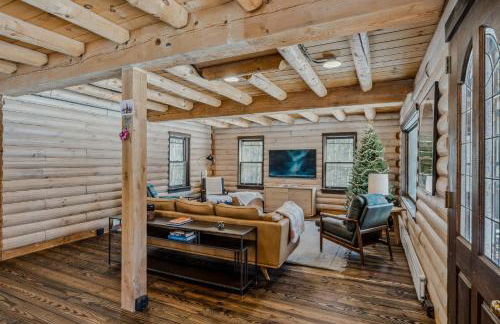 Log Cabin Fireplace Upper Valley - Wooded Chalet - Foto 3