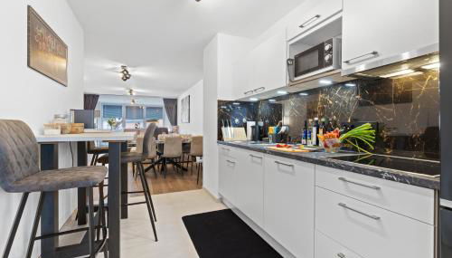 Primero Relax-Home I Premium Apartments ab 90qm I Balkon Garage I A8-Fuggerei - Foto 4, stove, dishwasher