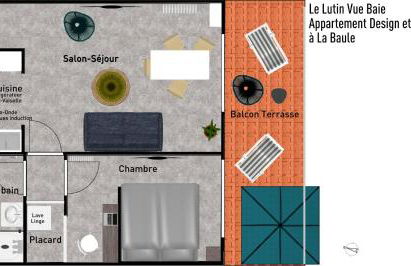 Lutin Vue Baie La Baule - Appartement T2 design et connecté - Photo 23