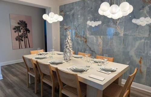 New 5BR Beach Access Heated Pool Free Golf Cart Game Rm - Foto 36