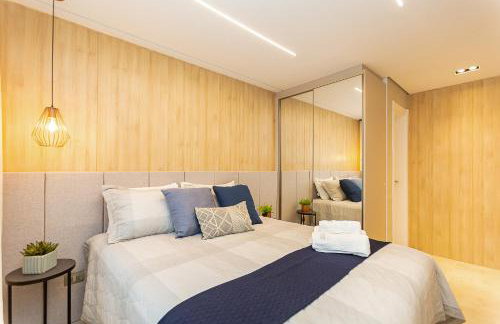 Luxuoso Apt Batel - 4 Minutos do Shopping Pátio Batel c/ Garagem, Piscina, Sauna e Academia - Foto 5