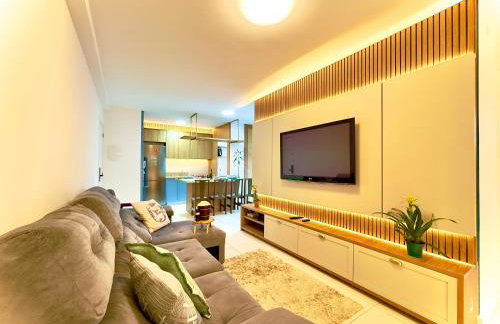 Apartamento a 150 M DA PRAIA com SACADA, WI-FI, PISCINA, PORTARIA 24h, PLAYGROUND e vaga de GARAGEM - Photo 21