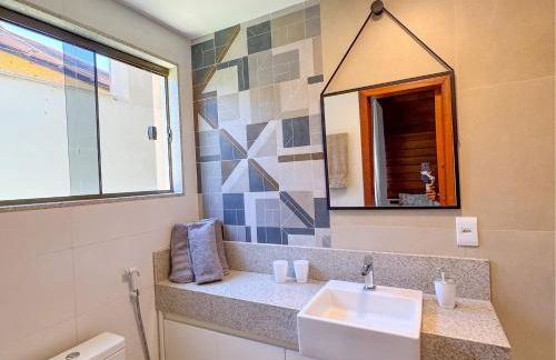 casadecastelhanos, Quadra do MAR de CASTELHANOS, 4 suítes com AR, Churrasqueira, Piscina, Hidromassagem, Cozinha INTEGRADA GOURMET Ideal para FAMÍLIA E AMIGOS - Foto 24