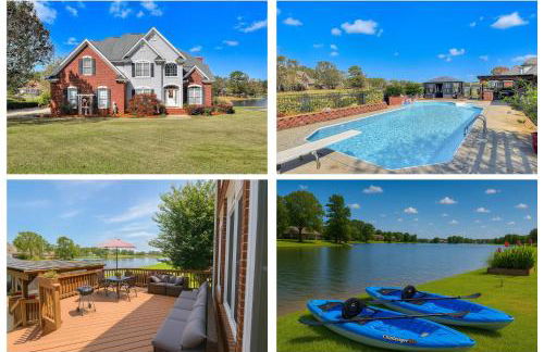 Lakefront Home for Families and Groups - Private Pool, BBQ, Paddle, Fishing - Foto 31