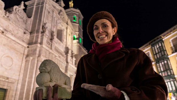 Desfrutando do percurso noturno por Valladolid
