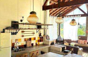 Chalé na montanha com vista e lareira Mantiqueira - Foto 32