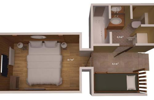 Duplex familial Courchevel près des pistes avec garage - FR-1-563-60 - Foto 9