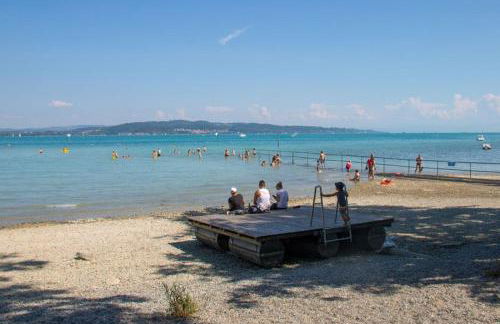 Helles Apartment mit Seeblick und großer Terrasse - Foto 14