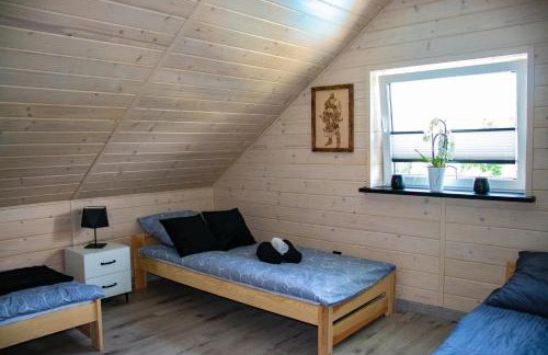 Domek Viking z prywatnym ogrzewanym basenem sauną oraz balią z jacuzzi - Foto 58