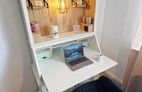 Sonnenhang im Boho-Stil mit Balkon, 500m zum See, 2 Schlafzimmer - Photo 9