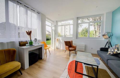 Le Green, appartement rénové, 4 chambres et jardin - Foto 2