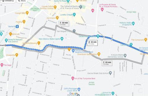 Canyon Getaway- Courtyard, Canyon Rd & Plaza, 1BR - Foto 12