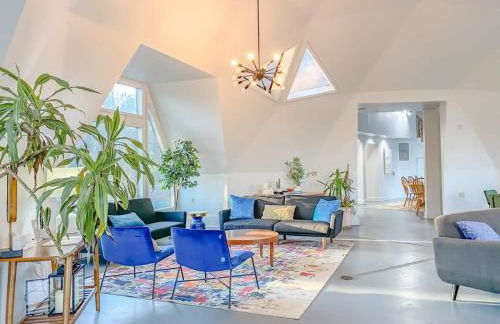 Bell Circle Eccentric Geodesic Dome-Home - Foto 12