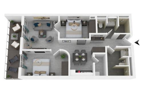 5 Sterne Apartment Boddenoase mit Ostseeblick - Foto 8