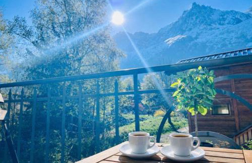 Apartment overlooking Mont Blanc with parking - Foto 7