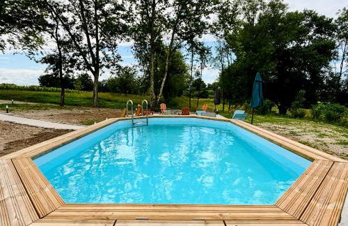 L'Eperonnette, cozy house with swimming pool, surrounded by vineyard, near St Emilion - Foto 3