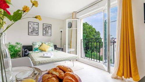 CosyHome - T1 calme - CDG 15 min - Paris 20 min - Parking gratuit - Foto 4