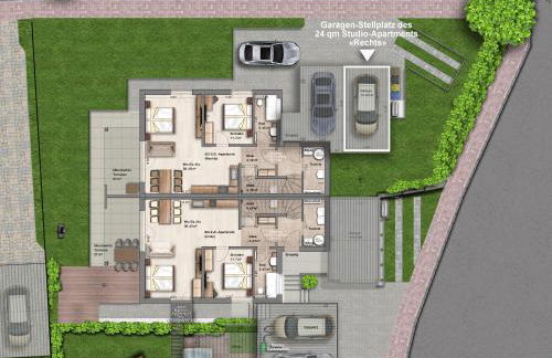 -Neubau- 24 qm Studio-Apartment - Foto 34
