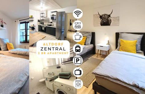 Altdorf Zentral 3, Stadtnähe NBG, 2 BR, 4 Pers - Foto 1