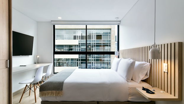 w Magnificent Loft w City View in Santa Barbara - Foto 2, Habitación