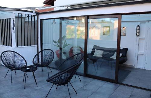 Charmante Ferienwohnung mit großer Dachterrasse & Wintergarten - Foto 10