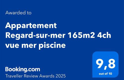 Appartement Regard-sur-mer 165m2 4ch vue mer piscine - Foto 23