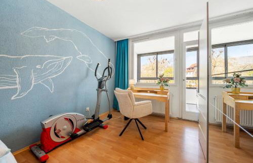 Stilvolles City-Apartment mit Balkon & Parkplatz, Nähe Frankfurt - Foto 13