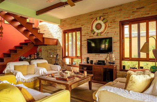 Belíssima casa pé na areia com jacuzzi - Foto 20