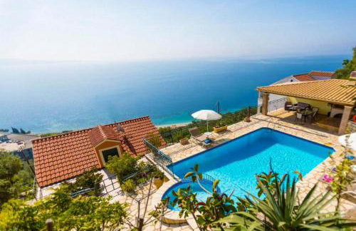 Villa Aris Large Private Pool Walk to Beach Sea Views A C Wifi - 2453 - Foto 6
