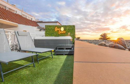 Private Jacuzzi with sea view and pool - Foto 3