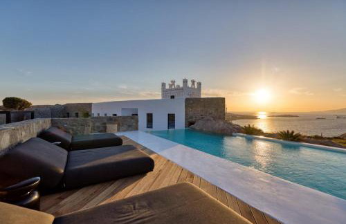 Mykonos Town Black Villa with Cave Heated Pool - Foto 48