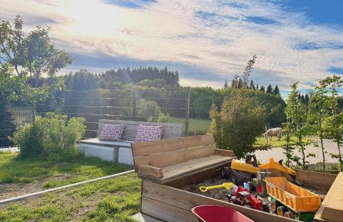 Ferienwohnung Schottenhof Walser 2 - Alleinlage im Grünen mit Panoramablick - Foto 17